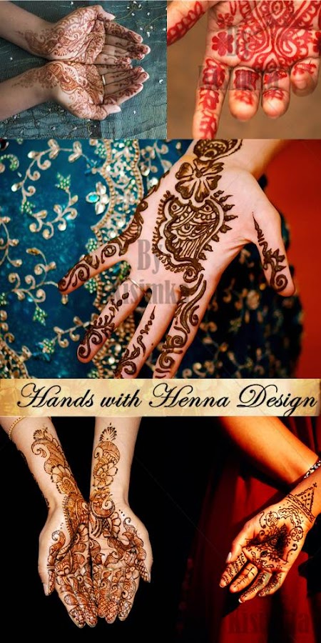 Stock Photo: Hands with Henna Design