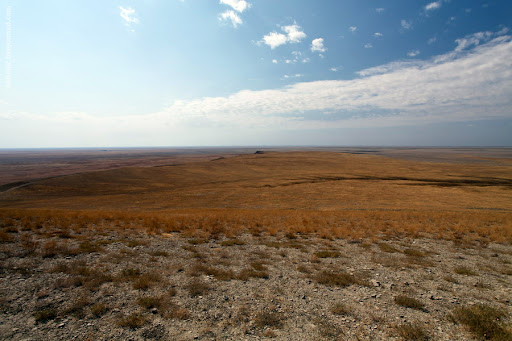 Гора Богдо и соленое озеро Баскунчак (Астраханская область) 