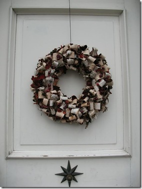 door bark wreath