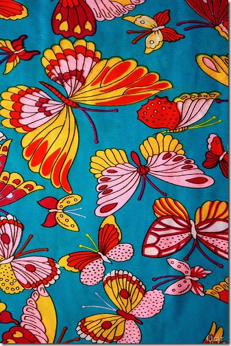 butterfly fabric flickr