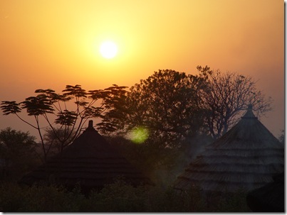 Sunrise over New Sudan