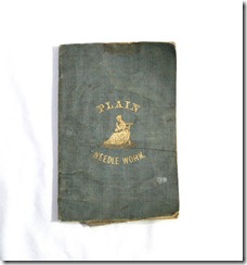 1800s Plain Needlework Book