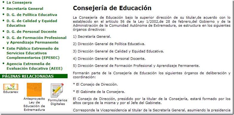 consejeria mala educacion