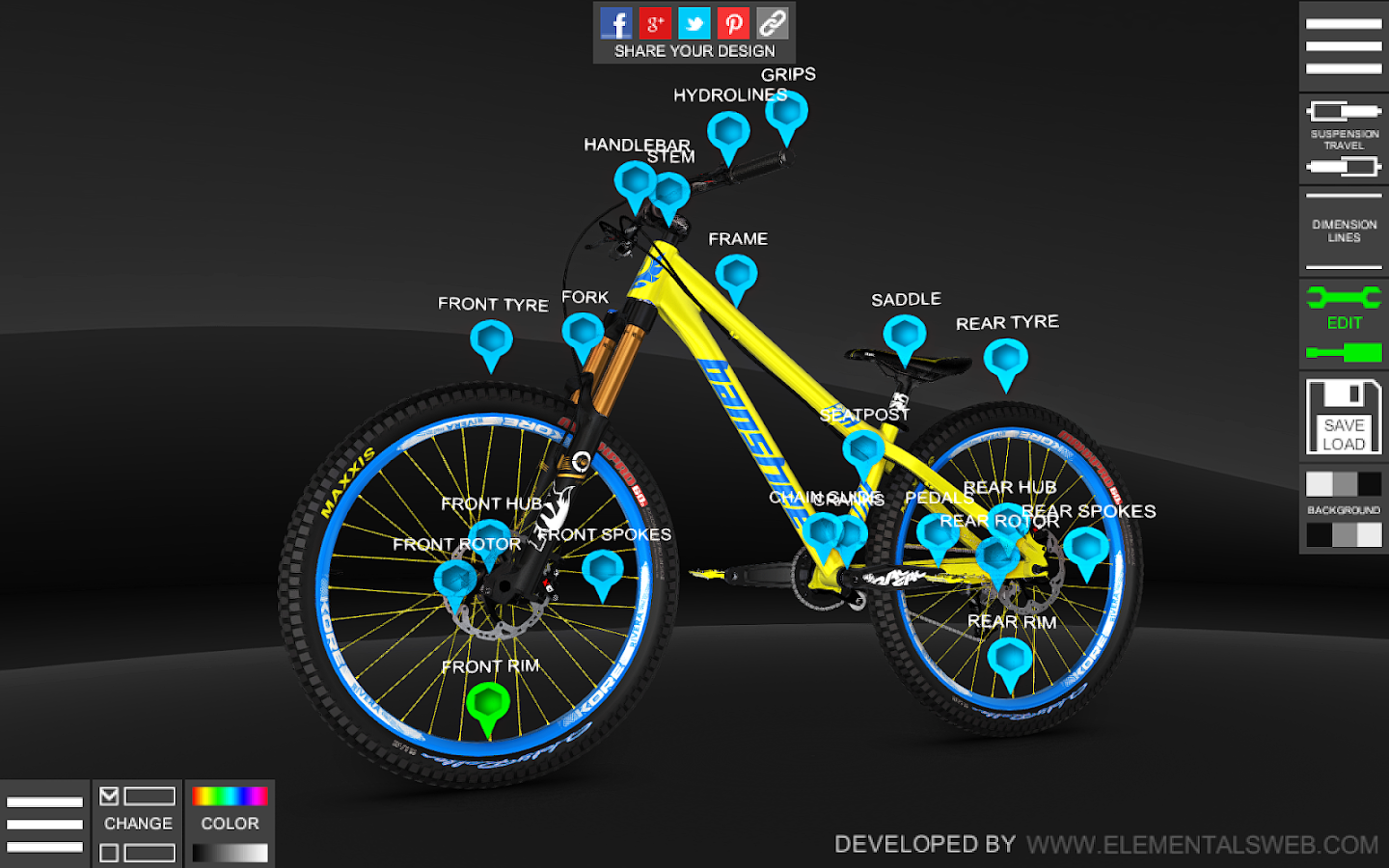 bike configurator 3d