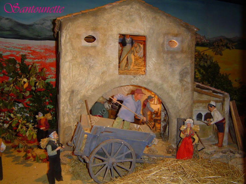 photo crèche provençale de Grignan