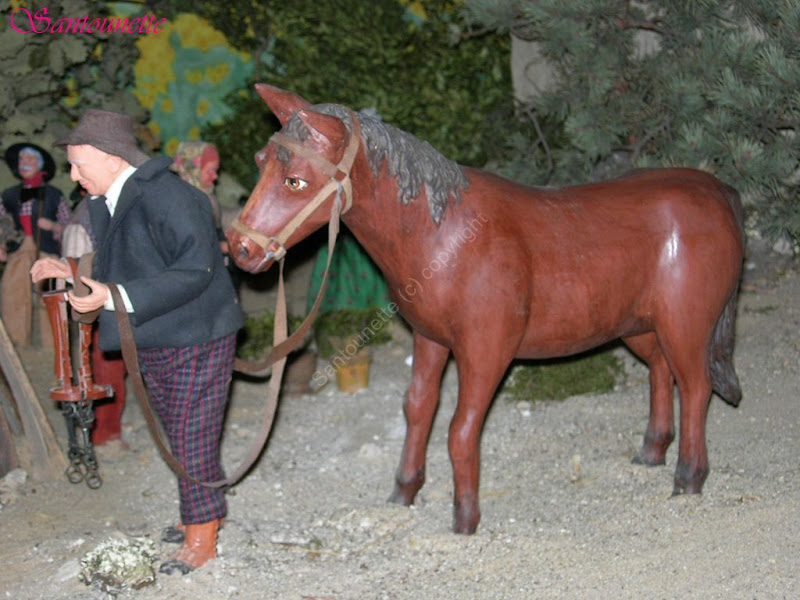photo crèche provençale de Grignan