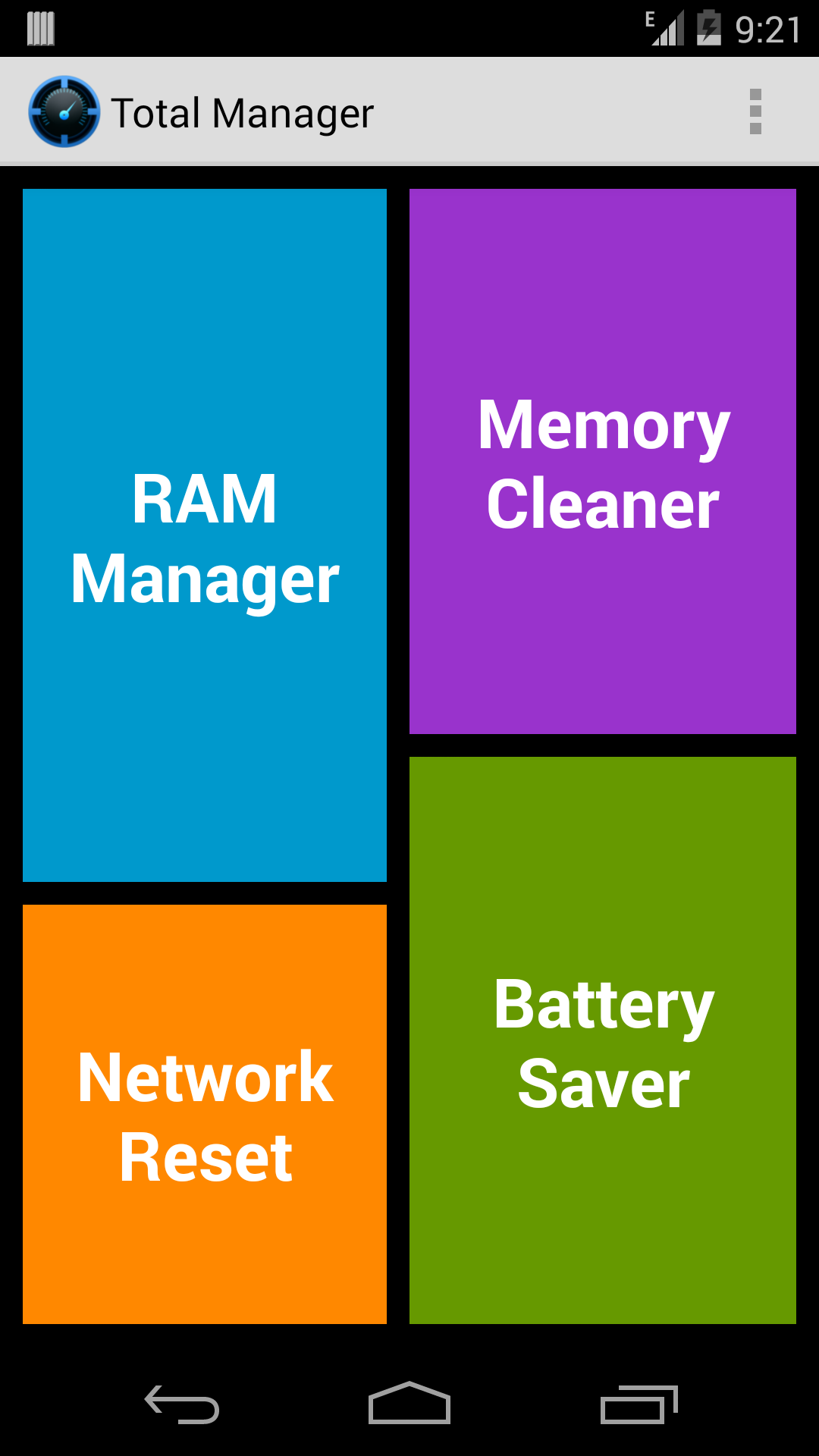 Android application Total Manager for Android screenshort