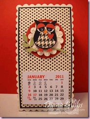 Owl calendar