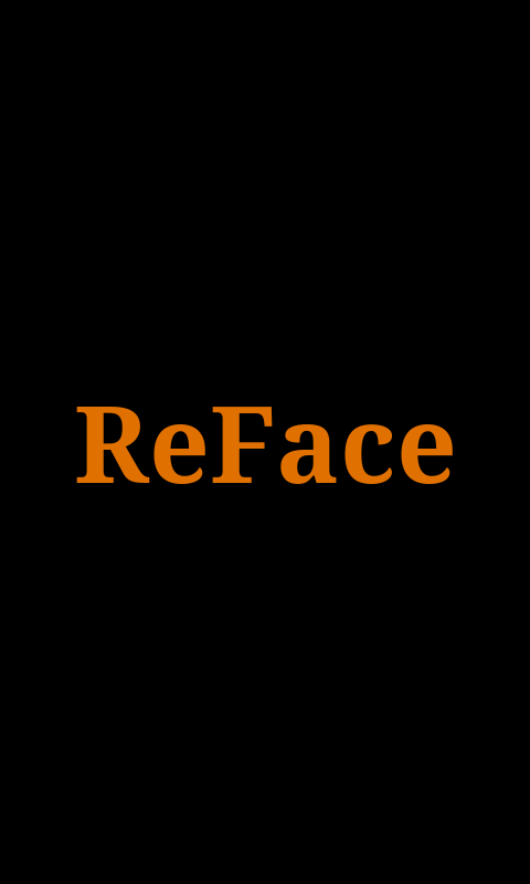 Android application ReFace screenshort