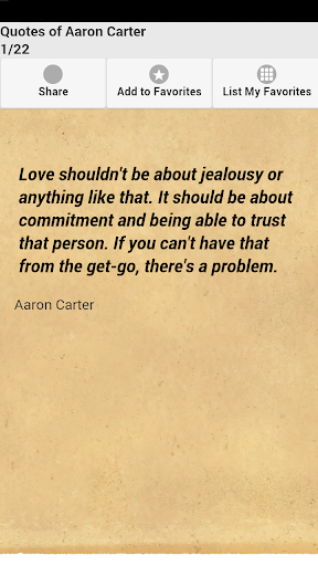Quotes of Aaron Carter
