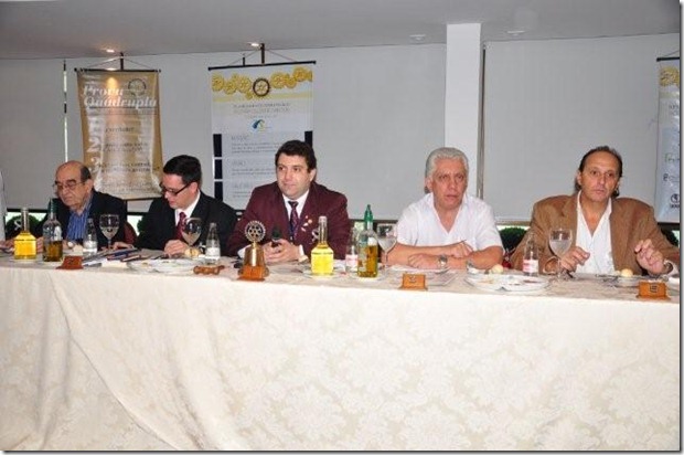 Mesa Diretora da Reunião Ordinária - Joveniano, Théo, Alberto, Mirabelli e Fernando Pons
