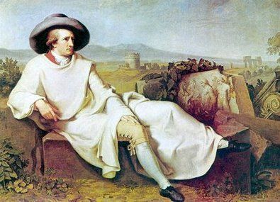 Goethe by Johann Tischbein