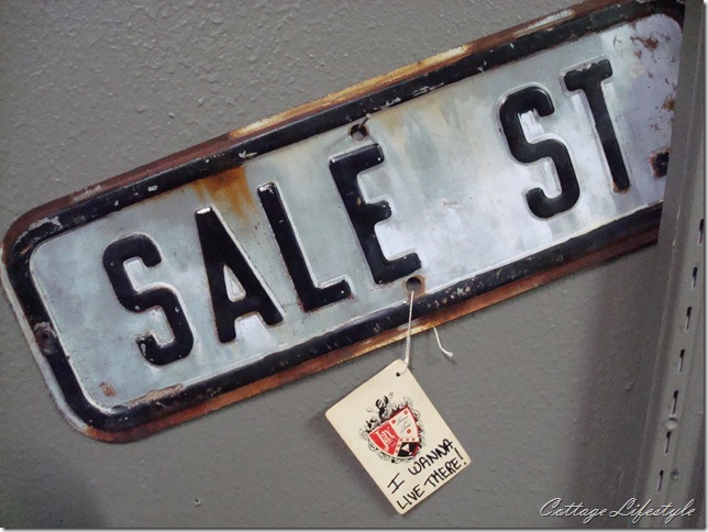sale street sign