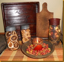 Candle and Spool displays 002