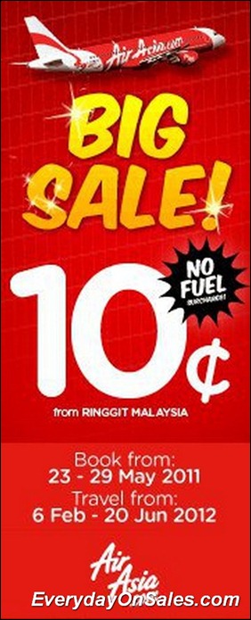 AirAsia-Big-Sale-10-Cent-2011-EverydayOnSales-Warehouse-Sale-Promotion-Deal-Discount