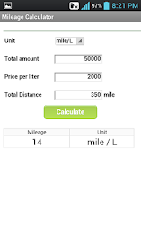 Car Mileage Calculator poster 3