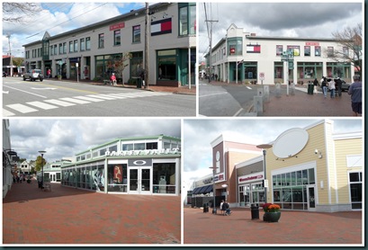 outlet store collage