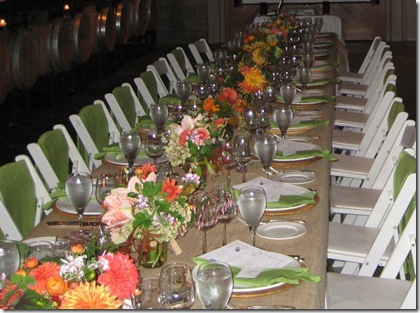 Table Setting at Whitehall