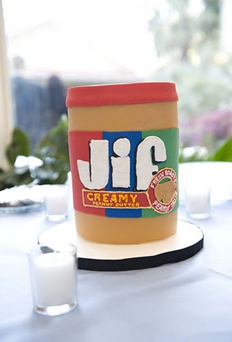 peanut butter JIF grooms cake