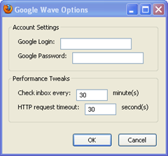 Google Wave options