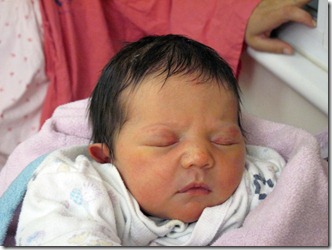 3-month old Hadas Folger, stabed to death. Ctrl-click for larger image.