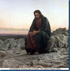 Ivan Kramskoy. Christ in the desert. 1872.
