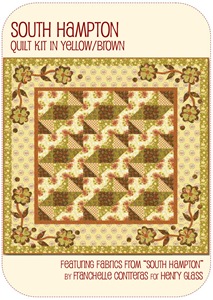 South Hampton Quilt Kit Yellow/Brown