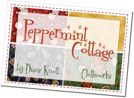 Peppermint Cottage by Diane Knott forClothworks