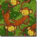 Safari So Good - Swinging Monkeys Green #433G