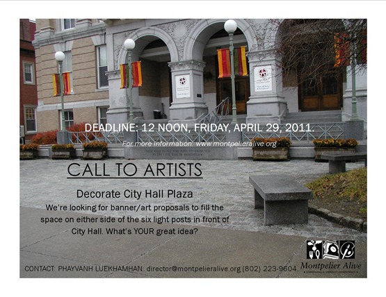 Poster for Art Contest city Hall Plaza