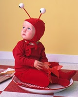 Disfraz casero de cangrejo para bebé muy fácil con patrones | Disfraz casero