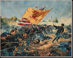 1st Maine Heavy Artillery attack at Cold Harbor