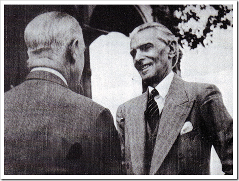 Quaid-e-Azam meeting the Viceroy Lord Wavell in 1946