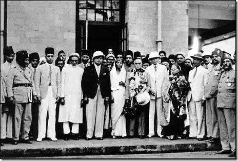 On the occasion of the All India Muslim League session, 1936