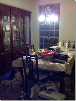dining room before