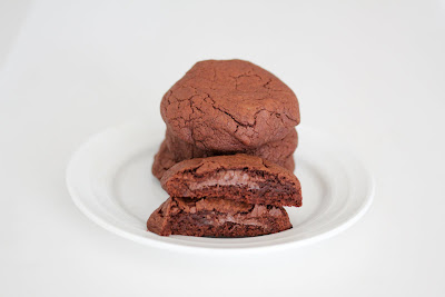 Nutella lava chocolate cookies