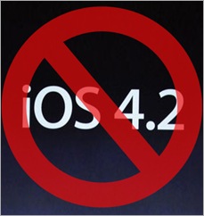 No to iOS4.2