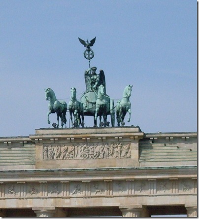 La quadriga sulla Brandenburger Tor