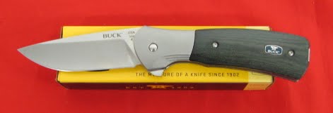 Buck Knife 336BKS Paradigm Avid 336 Micarta USA NEW  