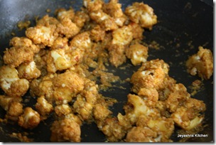 Masala mixwd with cauliflower