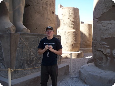 12-19-2009 023 Jacob at Luxor temple