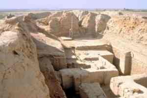 Ancient site of Mari in Syria