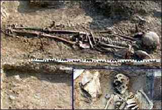 Graves unearthed in the Yasouj region