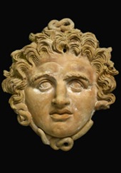 A clay gorgonieon (350BC-325BC)