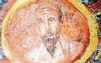  The 4,000 year old Fresco was restored using a laser  