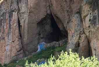 Cave in the village of Areni where a 5,000-year-old shoe was found.