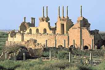 Amphitheatre exterior, Leptis Magna