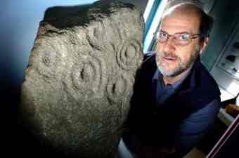 Community archaeologist Gavin Edwards is working on the Rombalds Moor project. 