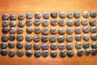 Selection of the coins confiscated by Syrian authorities