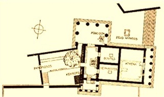 Ground plan  of the Erechtheion
